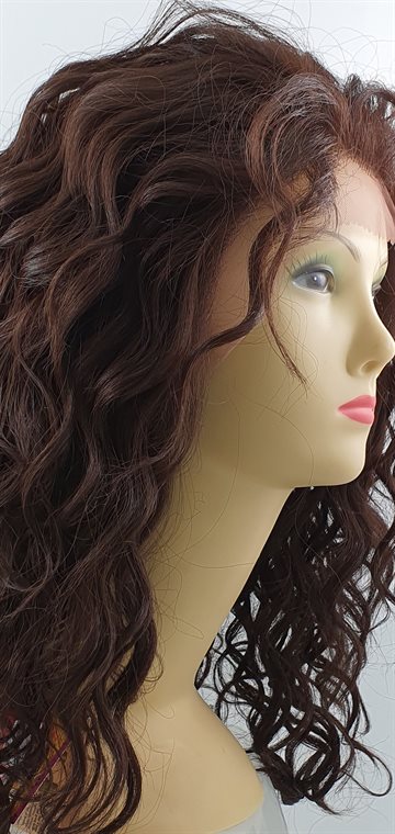Wig (Paryk) -Lace Wig Color 4 curly 24".