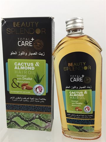 Cactus & Almond Hair Oil Enriched with Snack Moisturizers 200 ml