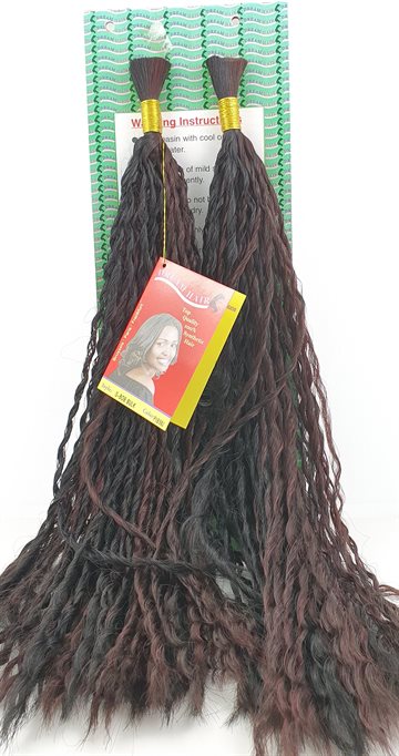 Twist hair 45 cm (18").120 g. 2 Pcs. in one pack. Colour 1B/99J - Bob Bulk