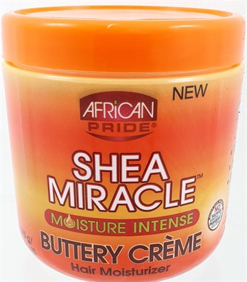 African Pride Shea butter Miracle Buttery Creme 170g.