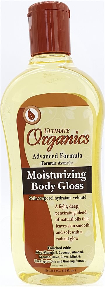 Ultimate Organics, Advanced formula moisturizing Body Gloss 355 Ml