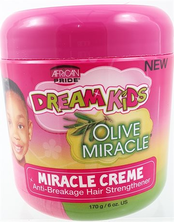 African Pride Olive Miracle Creme hair dressing 170gr. Anti Breakage 