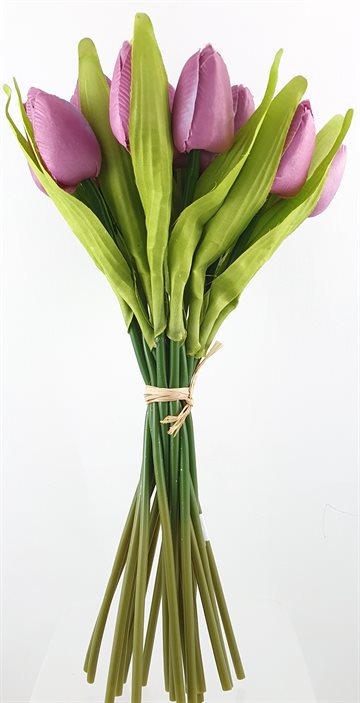 Kunstig blomster - Artificial Flower. Mørk lyserød farve.