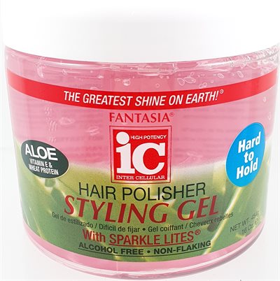 Fantasia IC Hair Polisher Styling Gel Aloe Vitamin 454 Gr.