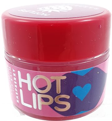 Hot Lips - Lip Balm -Sooth & Smooth 8gr. Raspberry. Hindbær.