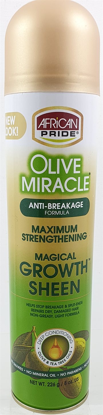 African Pride Olive Miracle Magical Growth Sheen 226 ml