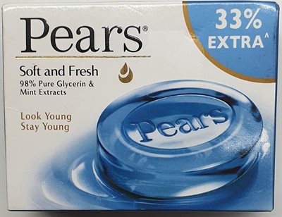 Dato Vare - Pears\' Soap. Blå farve 100 g.