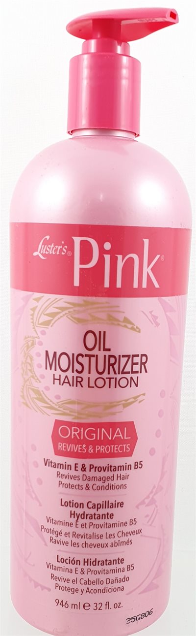 Pink oil moisturizing hair lotion 946ml.