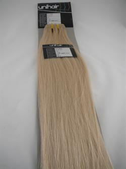 Silky stright weft colour 60, 18" (45cm length) Pure Blonde 113gr.