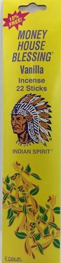 Røgelse - incense 22 Sticks. Indian Spirit Vanila (UDSOLGT)