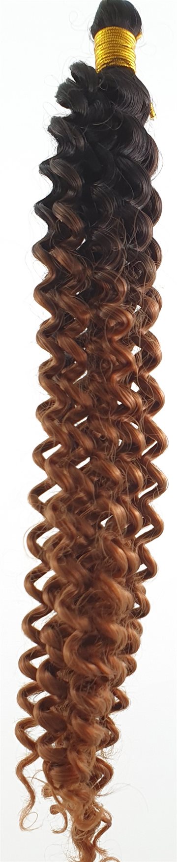Synthetic Deep Curly hair 22" (55 cm before Being curler)  1B/27