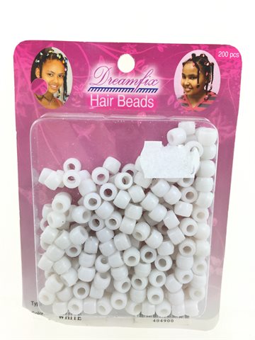 Perler - Hair Beads White 1 pack (200 Pcs).