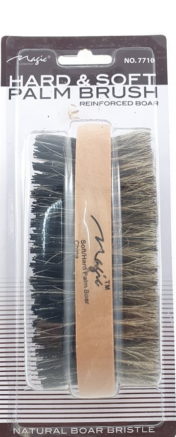 Hair Brush 2 Sided (Soft & Hard) wave military brush Item 7710