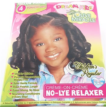 African Pride Olive Miracle Relaxer regular BIG SIZE for kids. COMPLETE 4 TOUCH UP