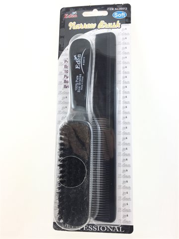 Wave Brush + Comb - Soft Item 00513 Eden. (UDSOLGT)