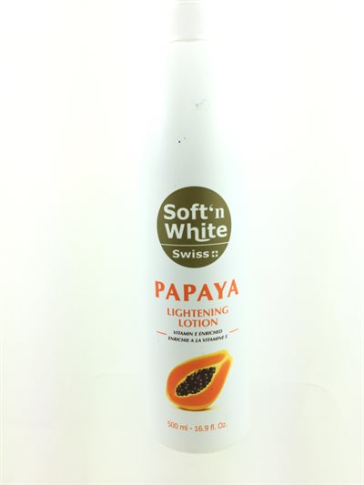 Soft\'n White - Papaya Lightning Lotion 500 ml.