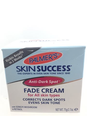 Palmer's skinsuccess Fades dark spots Cream 75g for all types skin. (UDSOLGT).