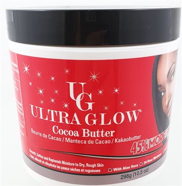 Ultra Glow Cocoa Butter Cream. 296 + 45% ext. 370g. (UDSOLGT).