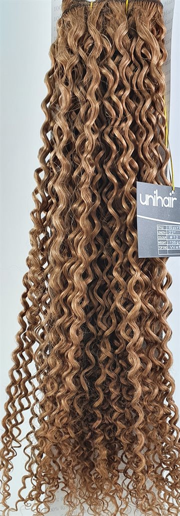 100% Human Hair - Spiral Weft color 12. 