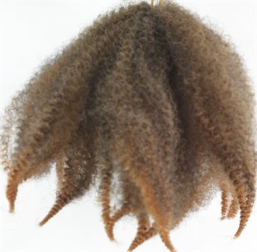 Afro Twist Kinky Braid hair 20 cm . 45 g. Brown. Color 27.