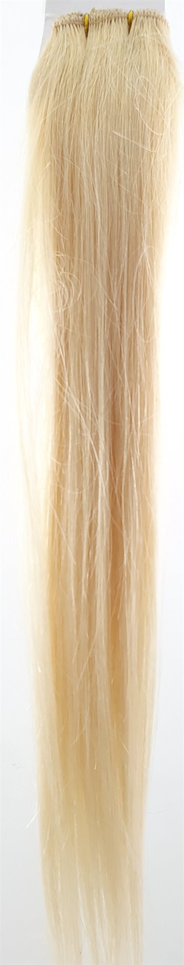 Human Hair - Straight Weft hair, color 613 - 18" (46 cm længden.)