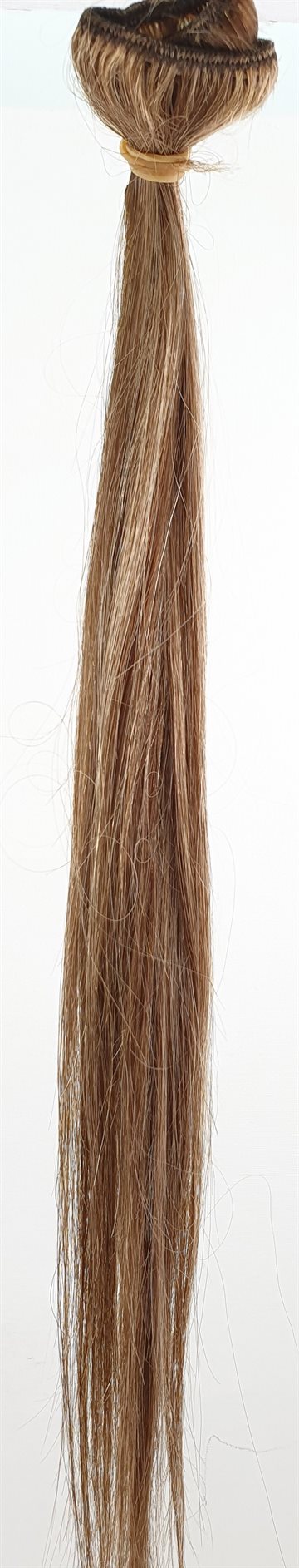 Human Hair - Straight Weft hair, color P4/27 mixed color 18" (45 cm. length.)