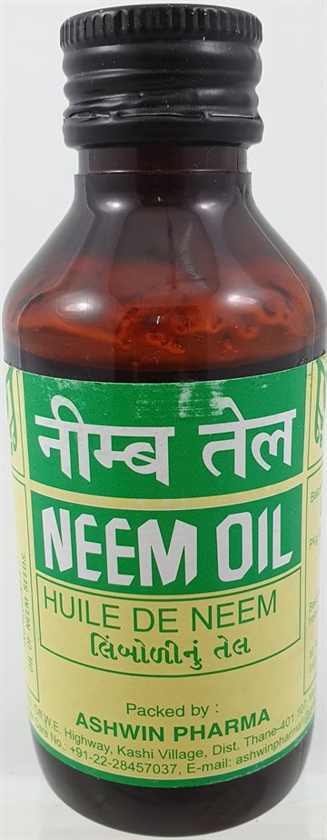 100% Pure Neem Oil 100 Ml. (UDSOLGT)
