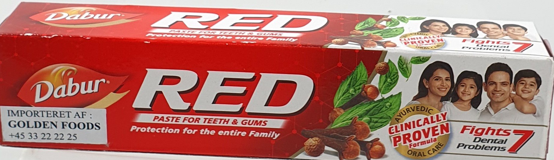 Kontrakt bue Pil Dabur Red Toothpaste - Dabur Rød Tandpasta 200g.