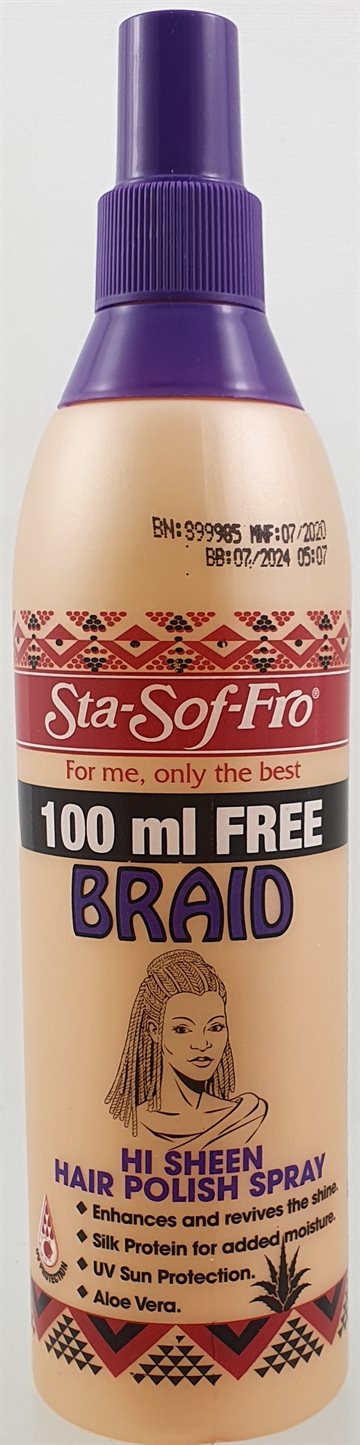 Sta-Sof-Fro Hi Sheen hair Polish Spray 350ml.