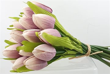 Kunstig blomster - Artificial Flower. Lyserød farve.