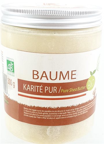 Rafet kaar 100% Natural Pure Bio Shea Butter  Dry skin cream 300 ml.
