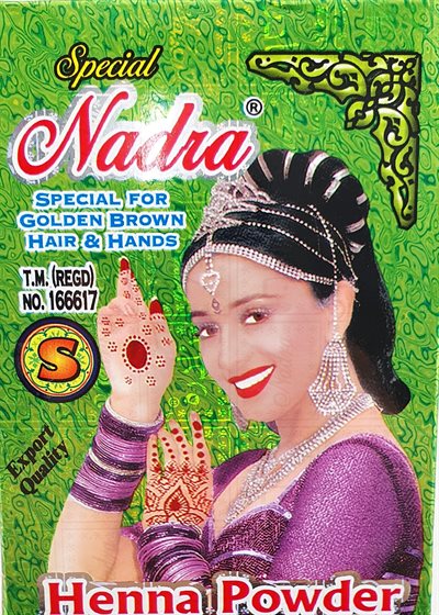 Nadia Henna Golden Brown. Pakistan