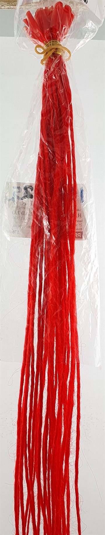 U-Tips-Dread Lock Rød farve-25stk. Syntetisk.