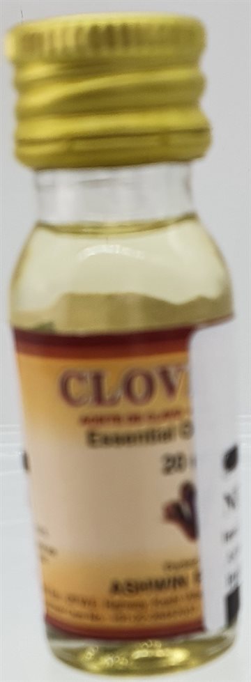 Nelikker olie - Pure Clove Oil. 20 ml.