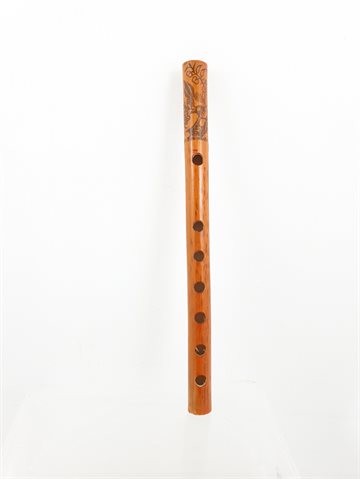 Flute - Bambus Fløjte med 7 huler 21 cm (UDSOLGT)