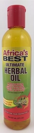 Africa's Best Herbal oil 237ml. for body & hair .(UDSOLGT)