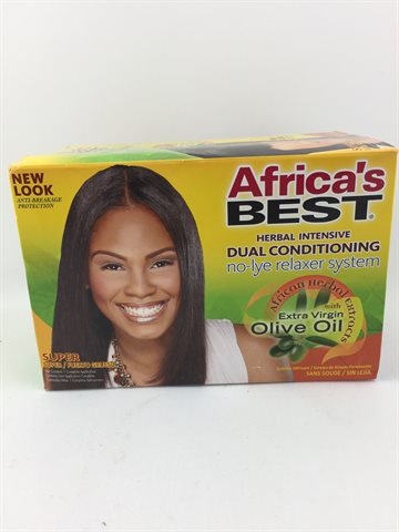 African Best Organics Olive Oil Relaxer Super Dual Conditioning