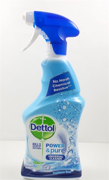 Dettol Liquid spray Power and pure 500 ml. (UDSOLGT).