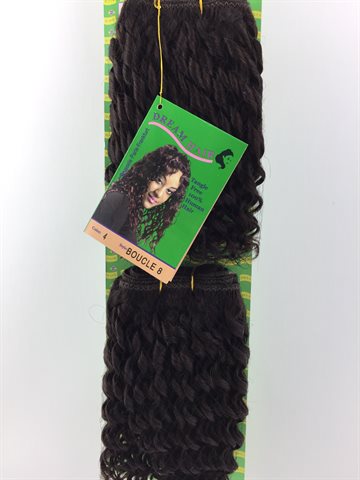 100% Human Hair, Boucle 8 Colour 4 og 2 Pcs. in one Pack.