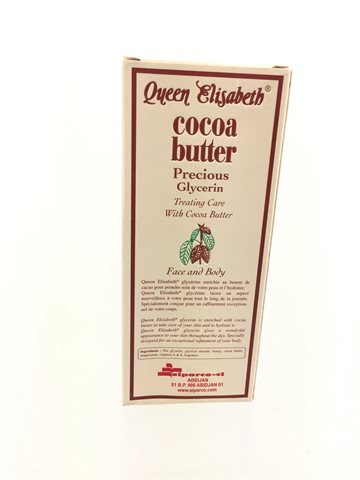 Queen Elisabeth Cocoa butter Glycerine Precieuse 200 ml. (UDSOLGT)