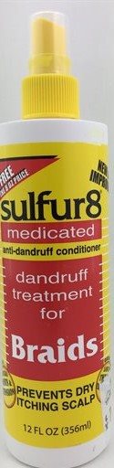 Sulfur 8 Anti - dandruff treatment for braids 356 Ml. 