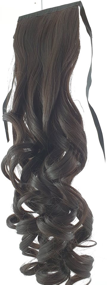 Hair Synthetic Ponytail curly 40 Cm Long 80 g. Clip on. Colour 2
