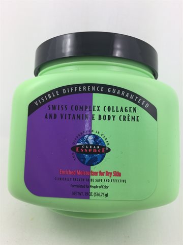 Clear Essence - Swiss complex collagen & vitamin E  body Cream for dry skin 536 g.