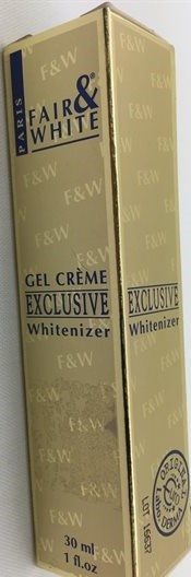 Fair & white gel cream exclusive whitenizer 30ml.