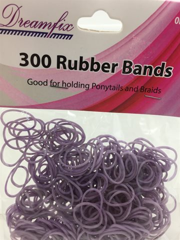 Rubber band Purple 300 stk.