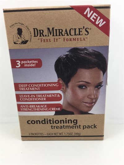 DR. Miracle\'s Conditioning Hair treatment 3 i en pack. 170 gr (UDSOLGT)