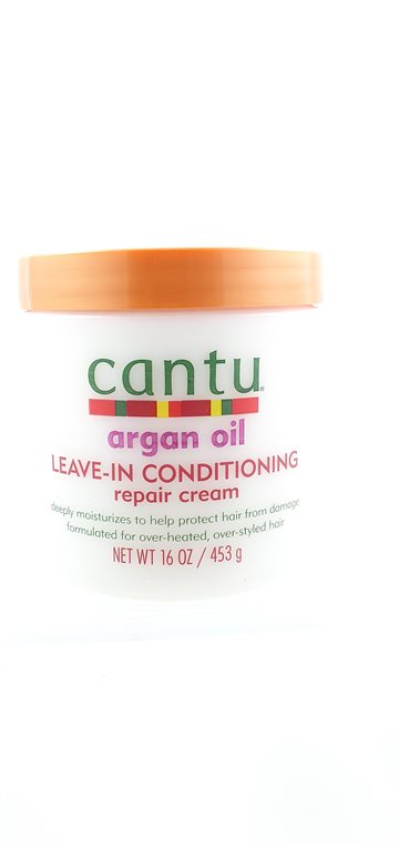Cantu Argan oil for Natural Hair. Leave in Conditioning Repair Cream 453 G.