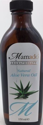 Mamado Natural Aloe Vera Oil 150 Ml. Extra Dark Mamado