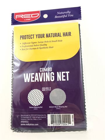 Hair net Black Weaving Net 2 Pcs. 