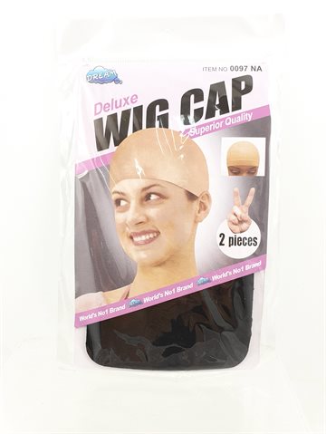 Wig cap Brown - Hår Hue - Stocking wig cap 2 stk i en pak Brun.